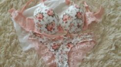 Seamless Flowers Push Up Bra Set - Image 7