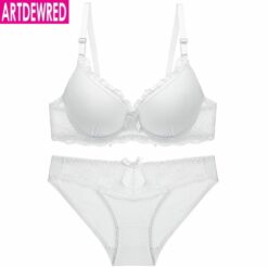 Alternative view of Lace Bra And Panties Female Push Up Bra Set