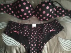 1/2cup push up rose dot Bra Set - Image 4