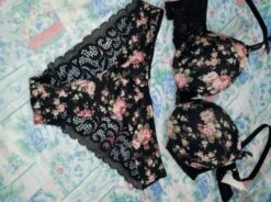 Seamless Flowers Push Up Bra Set - Image 10