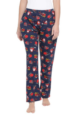 Alternative view of Cotton Rich Printed Pyjama In Blue