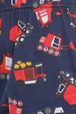 Cotton Rich Printed Pyjama In Blue - Image 6