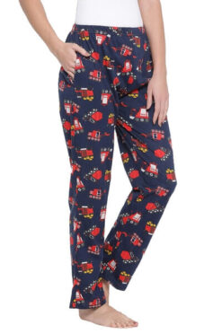 Cotton Rich Printed Pyjama In Blue - Image 4