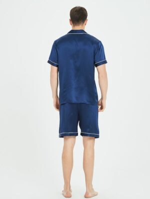 Pure Silk Men two piece Night Dress