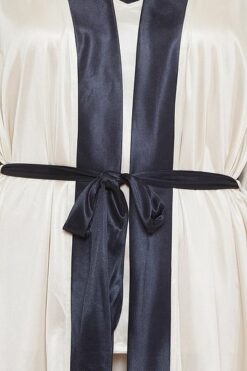 4 Piece Nightwear Set in Skin Color