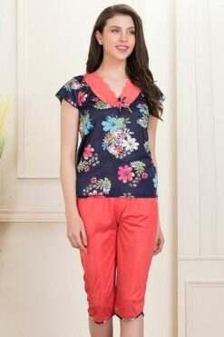 5 Pc Nightwear Set in Blue
