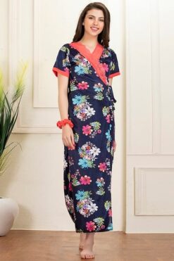 5 Pc Nightwear Set in Blue