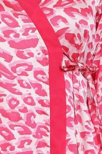 Short Night Dress & Printed Robe Set in Dark Pink | Bridal Nighty Styles, Bridal Nighty Set, Nighty Dress in Pakistan, Bridal Nighty in Karachi, Bridal Nightwear, 9 Piece Nighty, Stylish Bra for Honeymoon