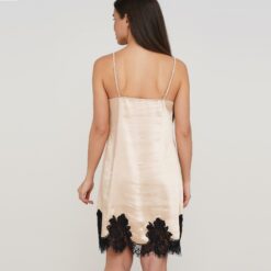 Dobra Rich Nightgown Narrow Straps Women Nighty