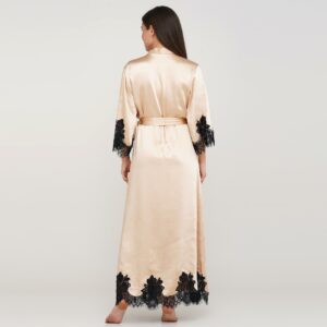 Dobra Rich Nightgown Narrow Straps Women Nighty