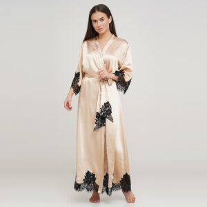 Dobra Rich Nightgown Narrow Straps Women Nighty