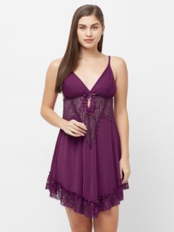 FashionRack Purple Baby Doll Nighty