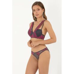 Rosy Underwire Pink Padded Push Up Bra Set