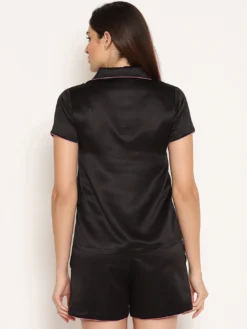 House of Romance Black Women Night Suit