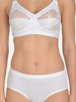 Mod & Shy White Women Bra Set