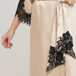 Dobra Rich Nightgown Narrow Straps Women Nighty
