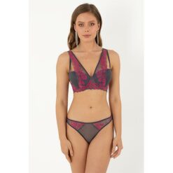 Rosy Underwire Pink Padded Push Up Bra Set