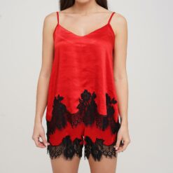 Luxurious Fashion Sleepwear Set Female Tank Top