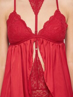 Red Love Sexy Baby Doll Nighty