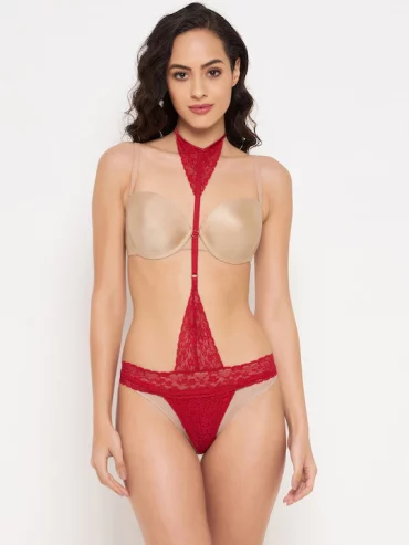 Red Love Sexy Baby Doll Nighty