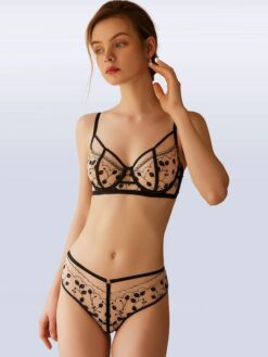 JC Collection Embroidered Branded Bra