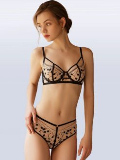 JC Collection Embroidered Branded Bra