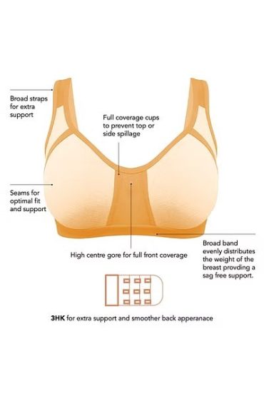 Sweet Pearl Red Full Coverage T Shirt Cotton Bra