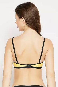 Yellow Demi Cup Bra - Yellow Wedding Bra - Flourish Bra