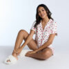 Heart Modal Short Pyjama Set - Ivory Mix