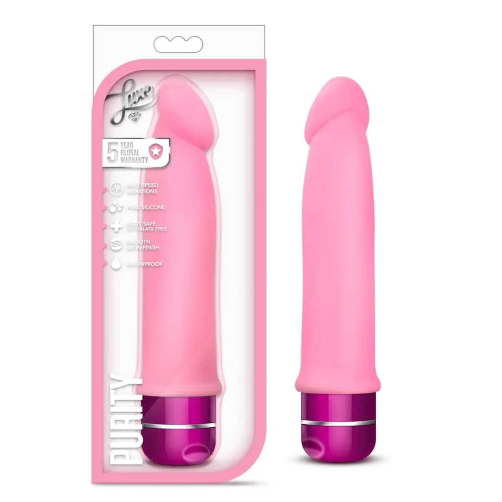 Blush Luxe Purity 7.5 inch Silicone Vibrator