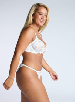 Heidi Sheer Lace Plunge Bra