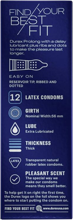Durex Prolong Condoms