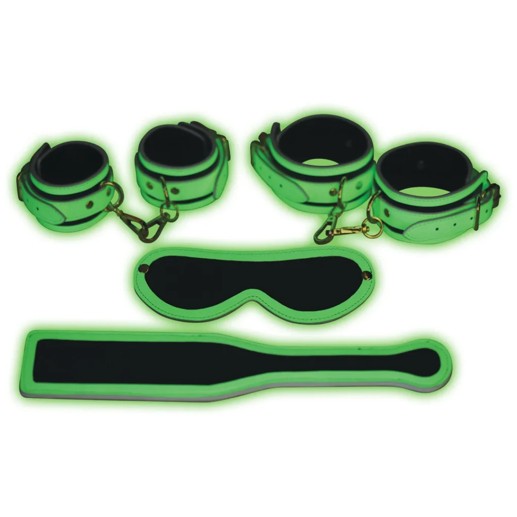Master Series Kink In The Dark Glowing Bondage Kit