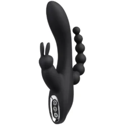 Sinful Triple Fun Bordeaux Rechargeable Rabbit Vibrator