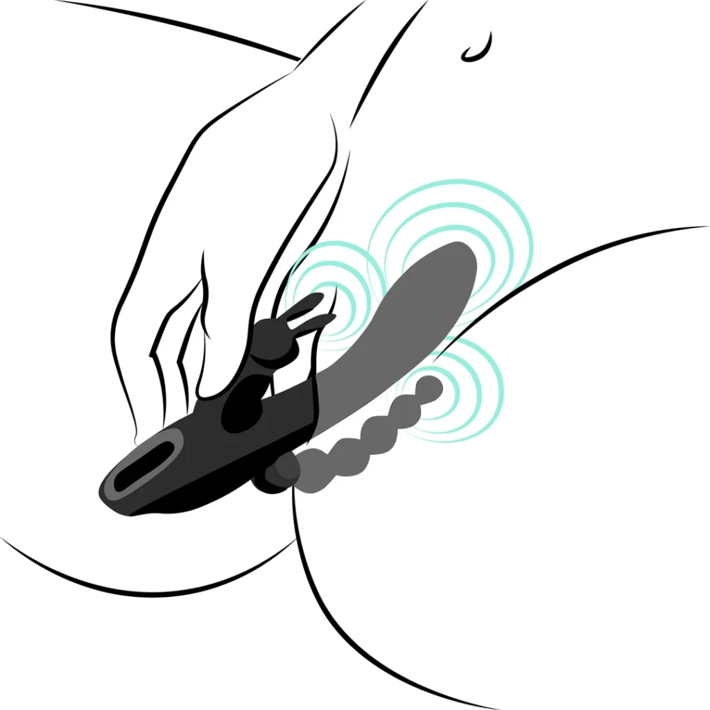 Sinful Triple Fun Bordeaux Rechargeable Rabbit Vibrator
