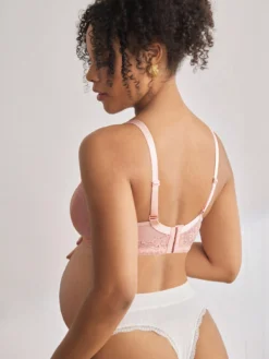 BloomMama Floral Lace Nursing Maternity Bra
