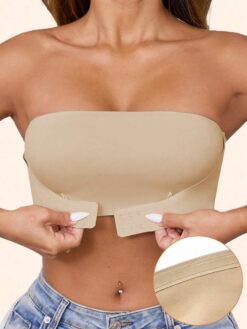 Women's Strapless Bridal Lingerie Bandeau Bra