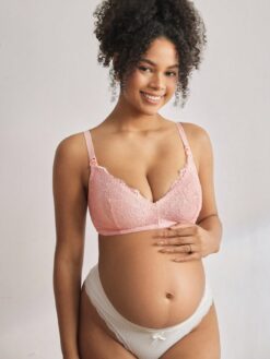 BloomMama Floral Lace Nursing Maternity Bra