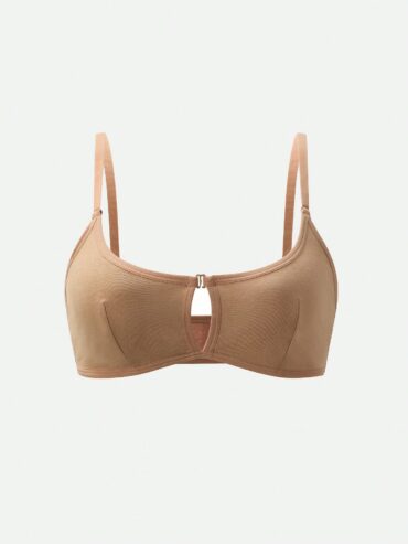 100% Cotton Front Closure Minimalist Women Bra