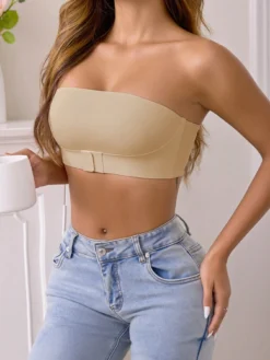 Women's Strapless Bridal Lingerie Bandeau Bra