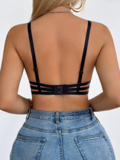 Women's Sexy Deep V Neck Backless Bustier