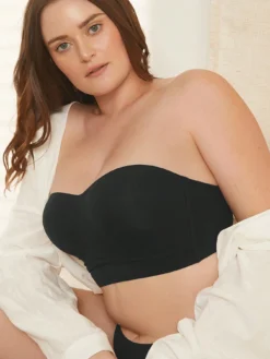 LUVLETTE Dream Curve Support +Wireless Longline Strapless Lingerie Bra