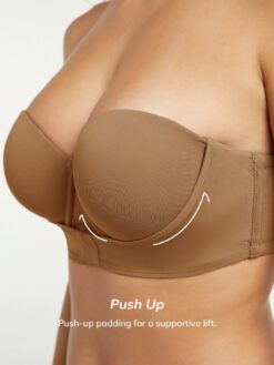 LUVLETTE Dream Curve Support Strapless Push Up Bra