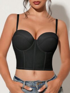 Black Sexy Women's Bra Underwear Anti Expansion Bra