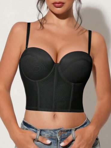 Black Sexy Women's Bra Underwear Anti Expansion Bra