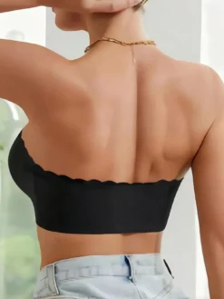 Front Closure Strapless, Seamless Wireless Sexy Bra Underwear