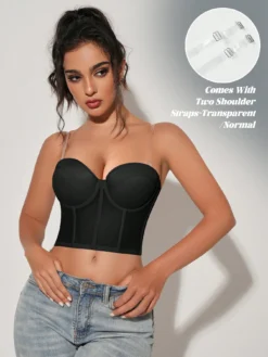 Black Sexy Women's Bra Underwear Anti Expansion Bra