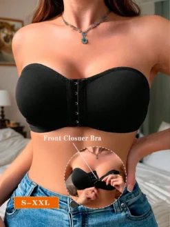 Front Row Buckle Strapless Women's Bra