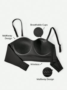 LUVLETTE Dream Curve Support +Wireless Longline Strapless Lingerie Bra