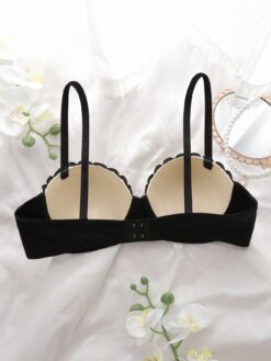 DelicateAllure 1pc Underwire Lightly Padded Floral Bra